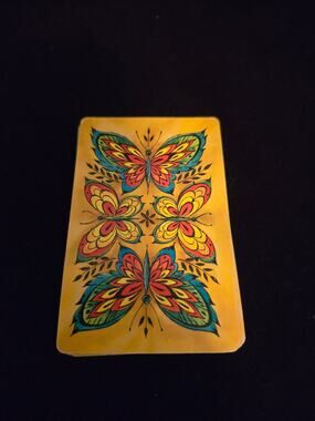 Vintage Stardust Nu-Vue Butterfly Playing Cards Deck 1960s 1970s Psychedelic